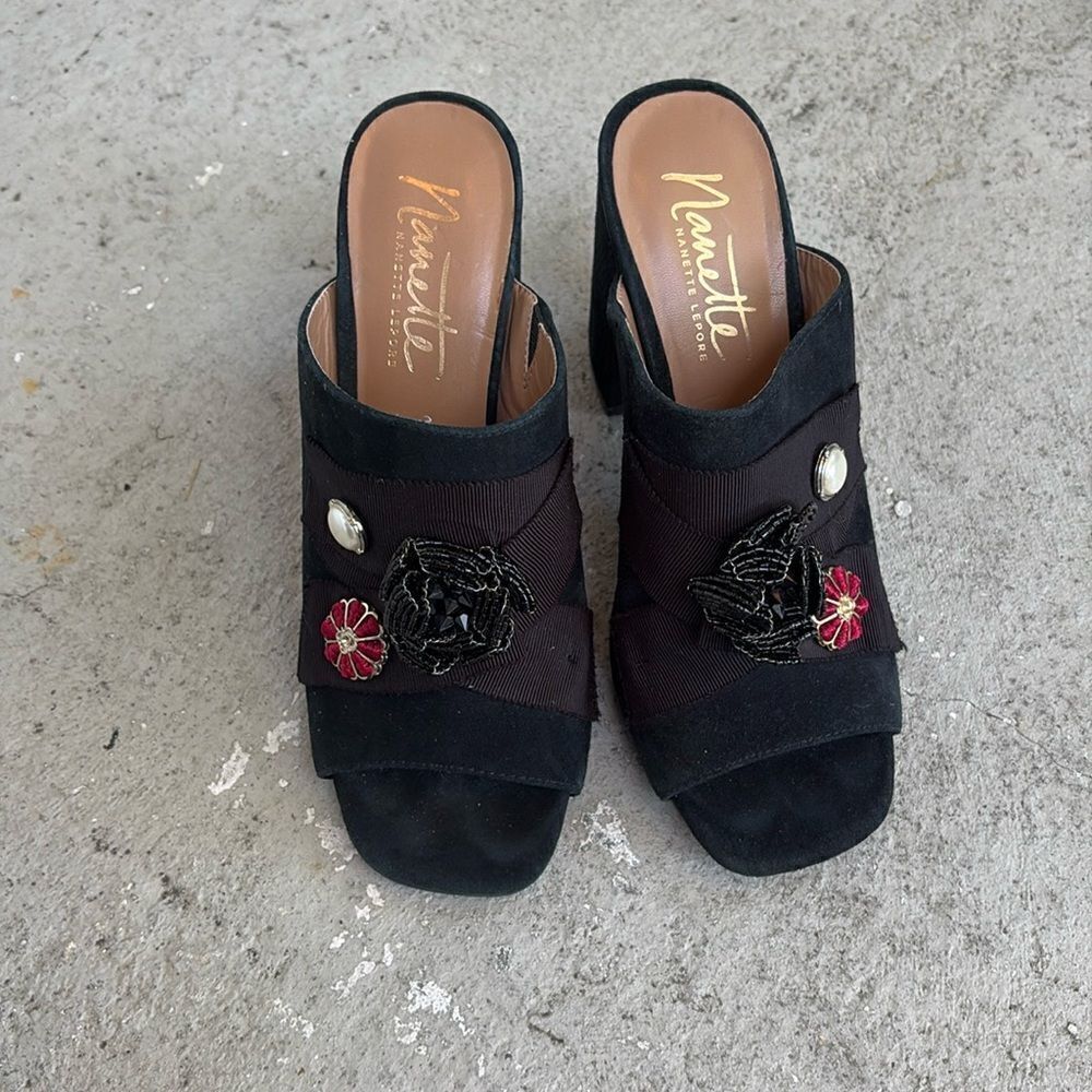 Nanette Lepore heeled mules